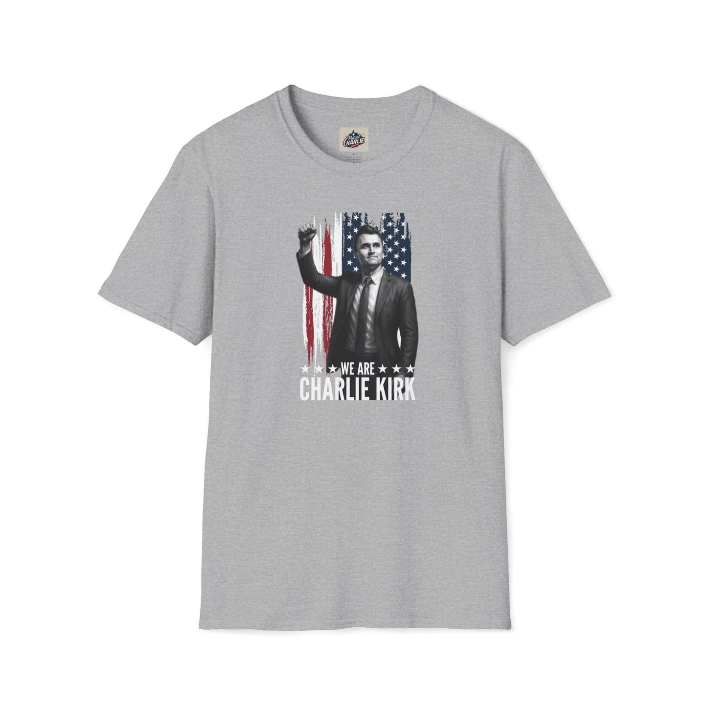 Remembering Charlie Kirk - "We Are Charlie Kirk" T-Shirt (www.patriotcharlie.com)