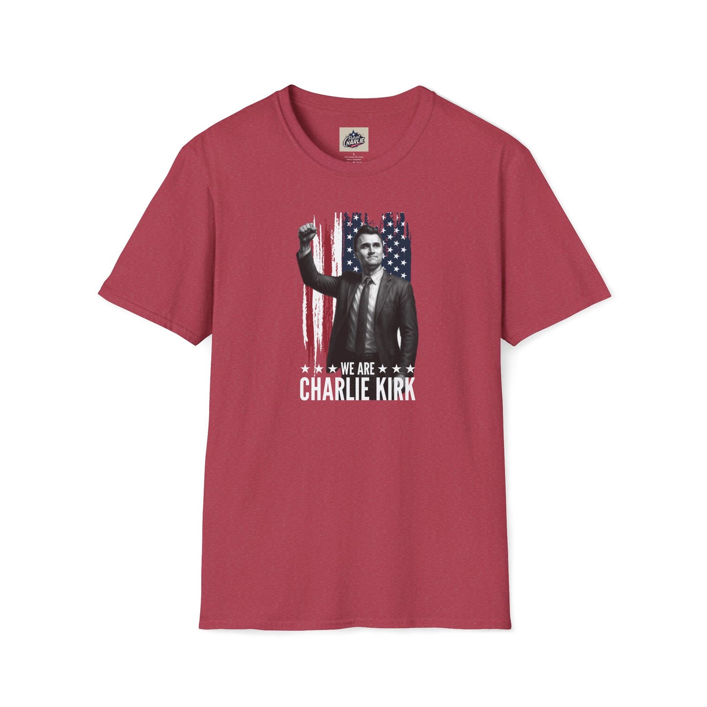 Remembering Charlie Kirk - "We Are Charlie Kirk" T-Shirt (www.patriotcharlie.com)
