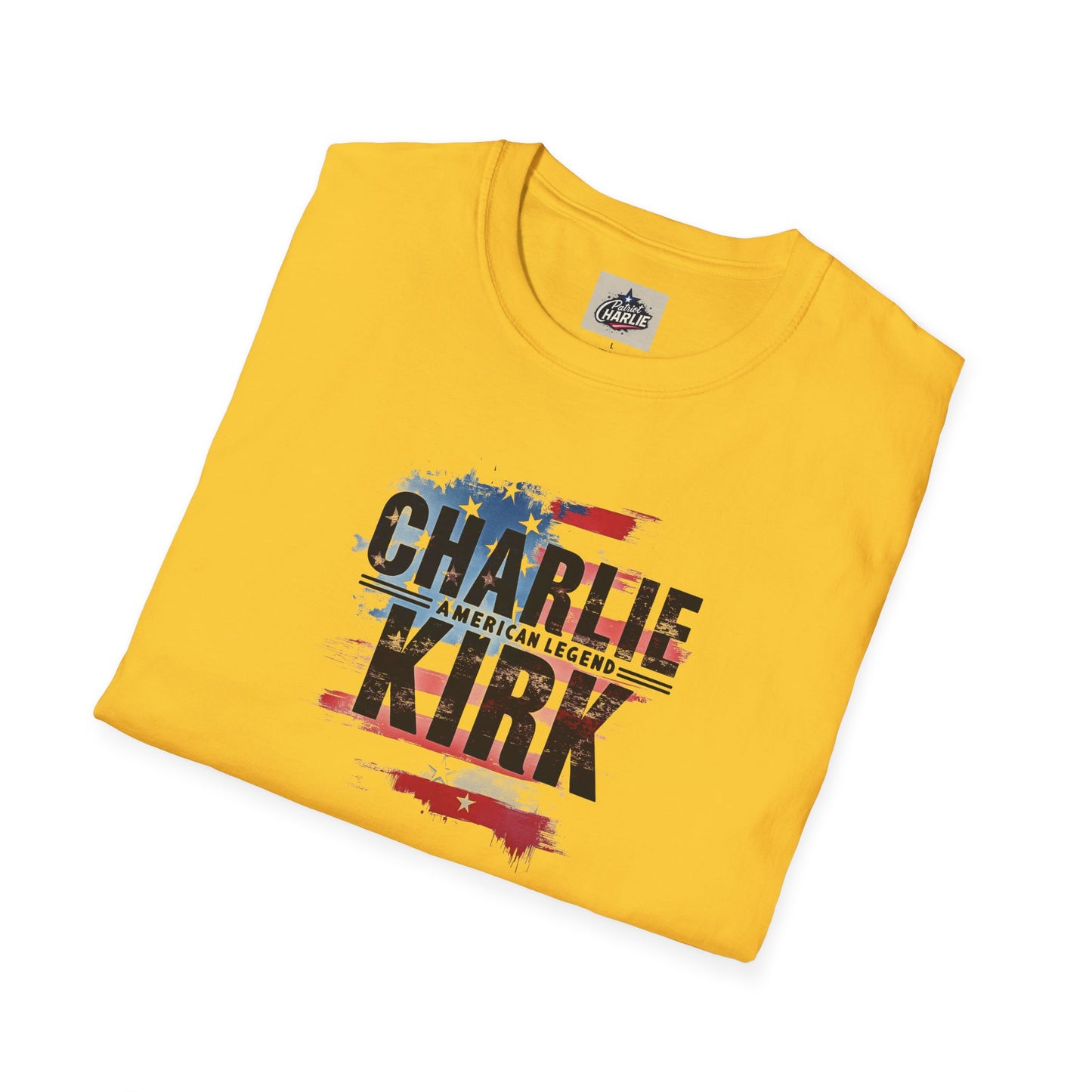 Remembering Charlie Kirk - 'American Legend' T-Shirt (www.patriotcharlie.com)