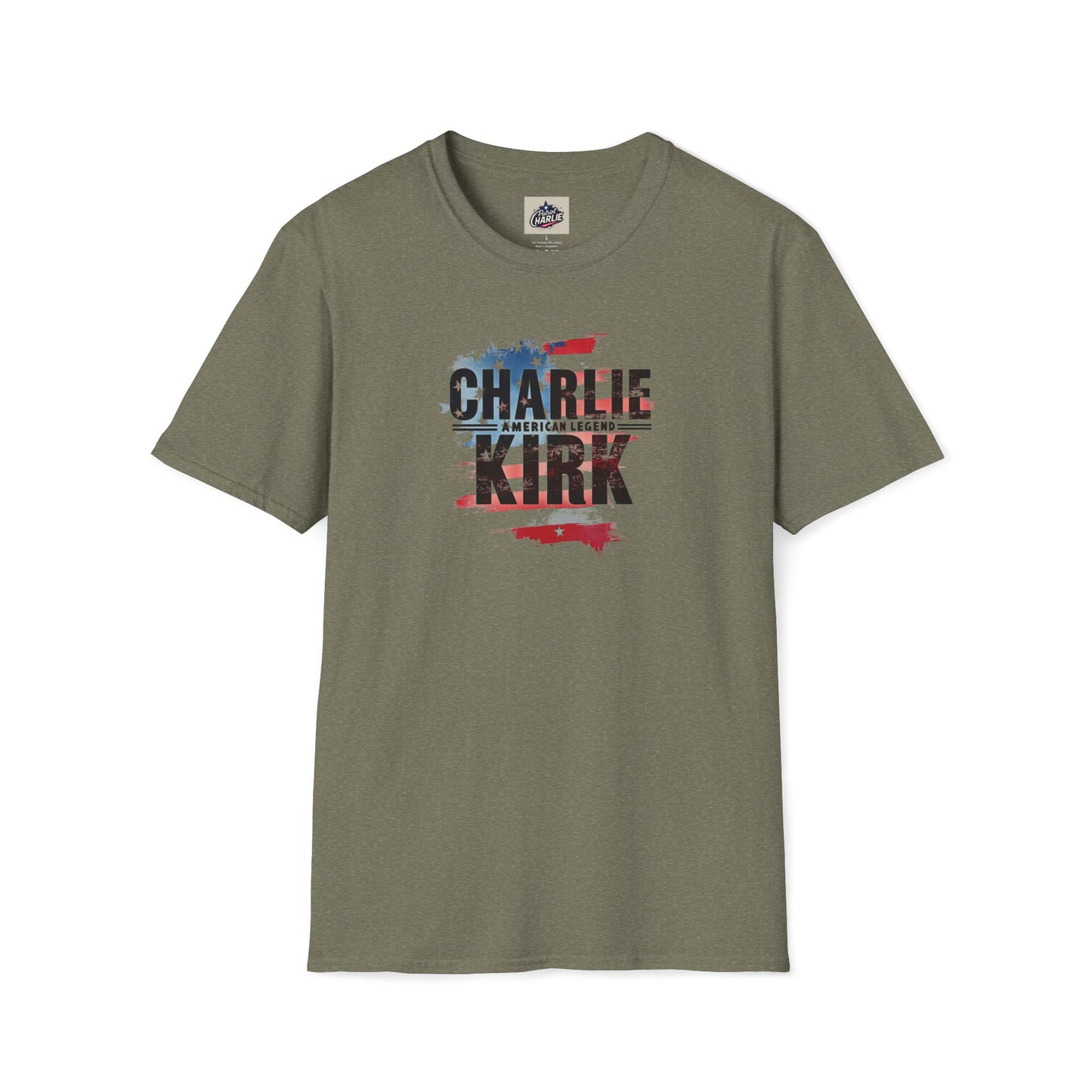 Remembering Charlie Kirk - 'American Legend' T-Shirt (www.patriotcharlie.com)