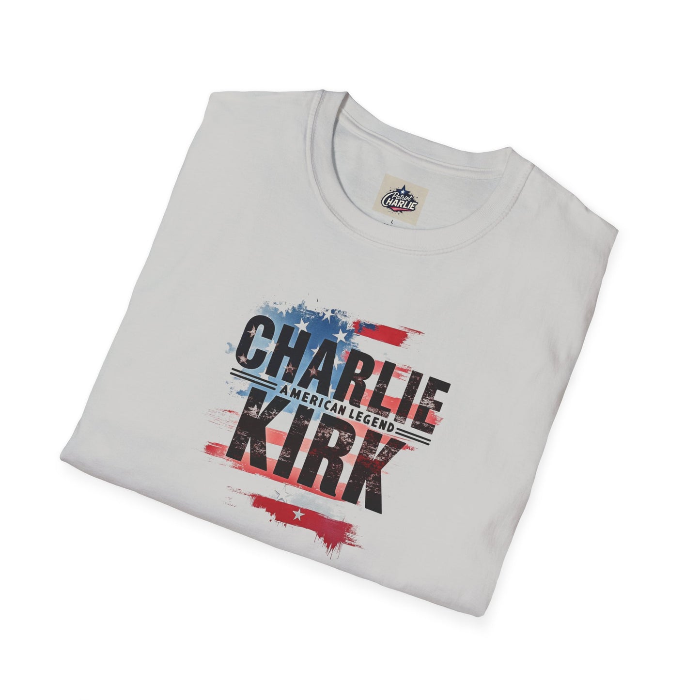 Remembering Charlie Kirk - 'American Legend' T-Shirt (www.patriotcharlie.com)