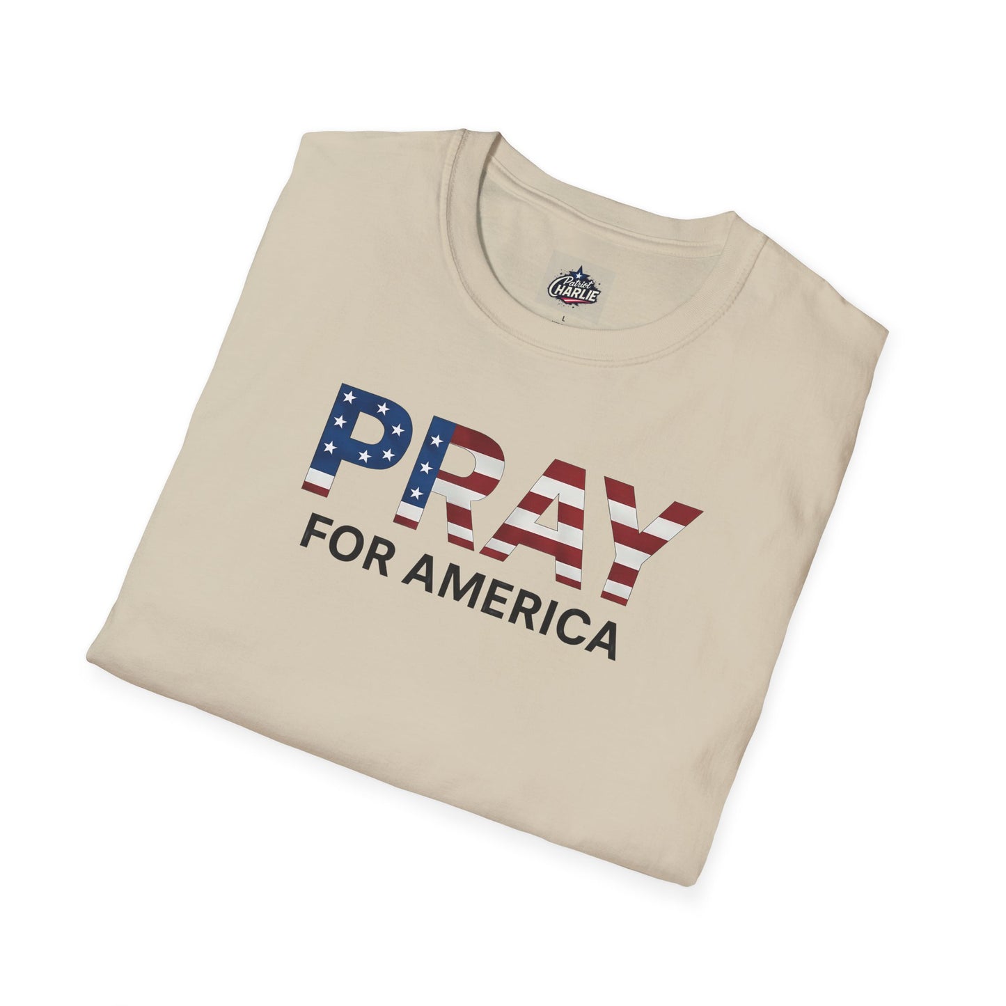 Pray For America T-Shirt (www.patriotcharlie.com)