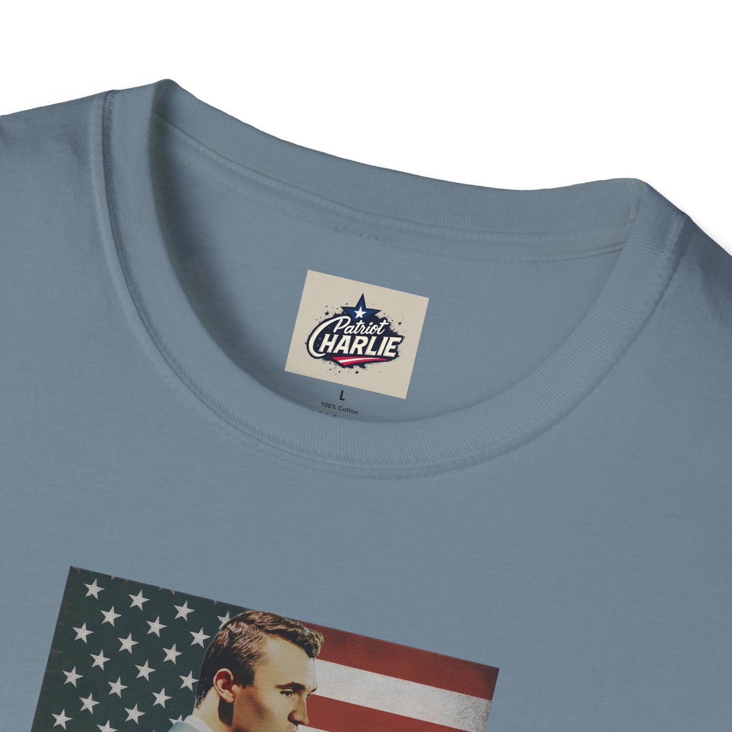 Remembering Charlie Kirk - 'Inspiration' T-Shirt (www.patriotcharlie.com)
