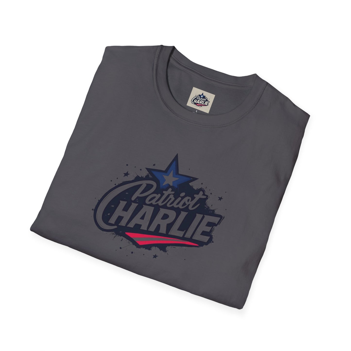 Remembering Charlie Kirk - 'Patriot Charlie' T-Shirt (www.patriotcharlie.com)