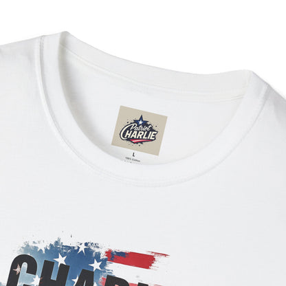 Remembering Charlie Kirk - 'American Legend' T-Shirt (www.patriotcharlie.com)