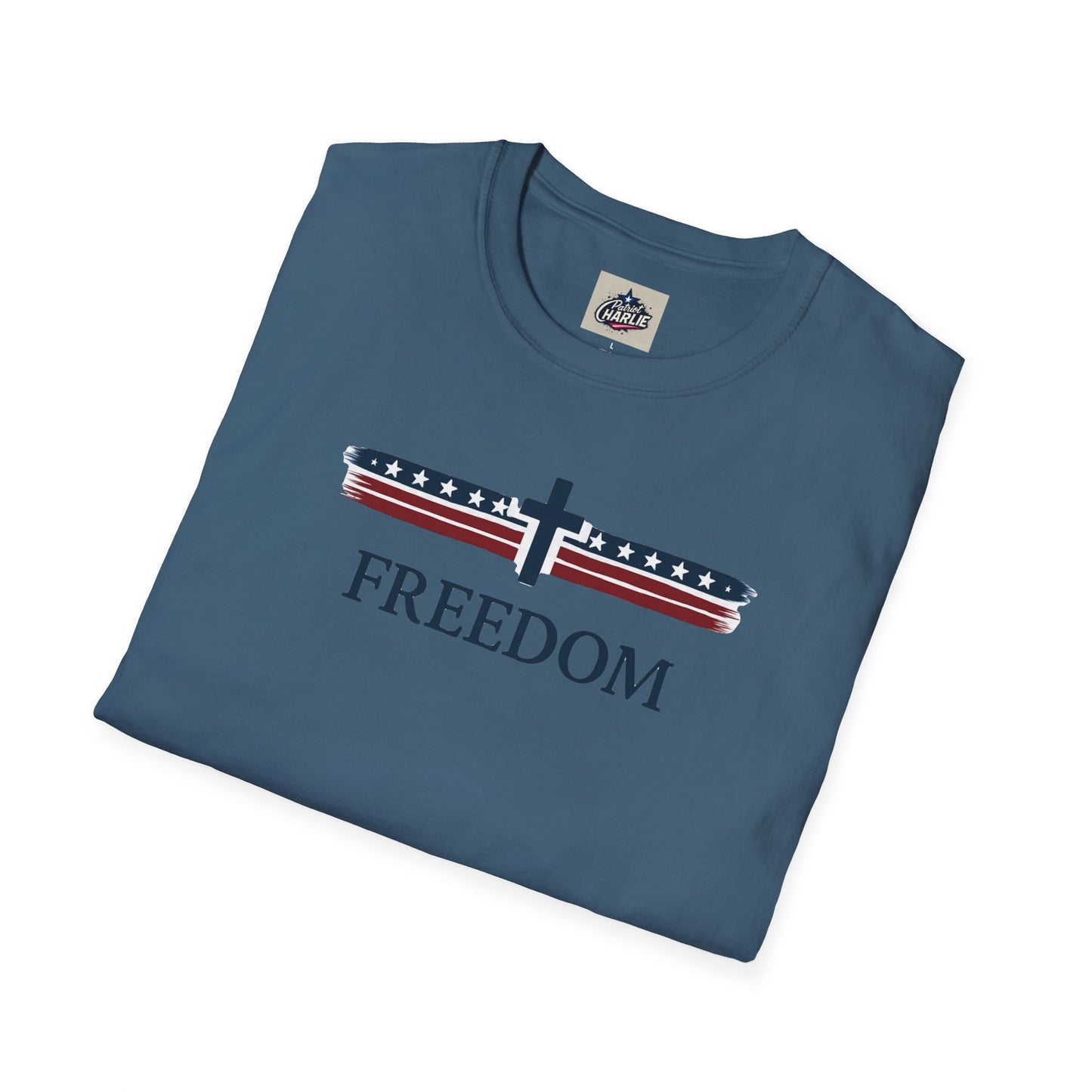 Patriots Pray T-Shirt - Red, White, and Blue Design
