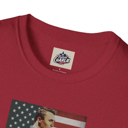 Remembering Charlie Kirk - 'Inspiration' T-Shirt (www.patriotcharlie.com)