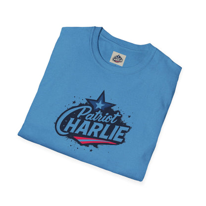 Remembering Charlie Kirk - 'Patriot Charlie' T-Shirt (www.patriotcharlie.com)