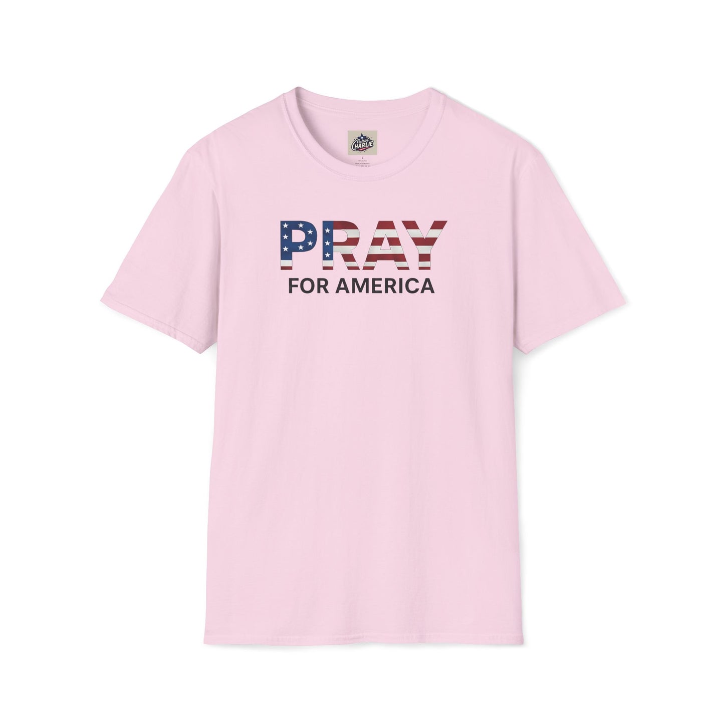 Pray For America T-Shirt (www.patriotcharlie.com)
