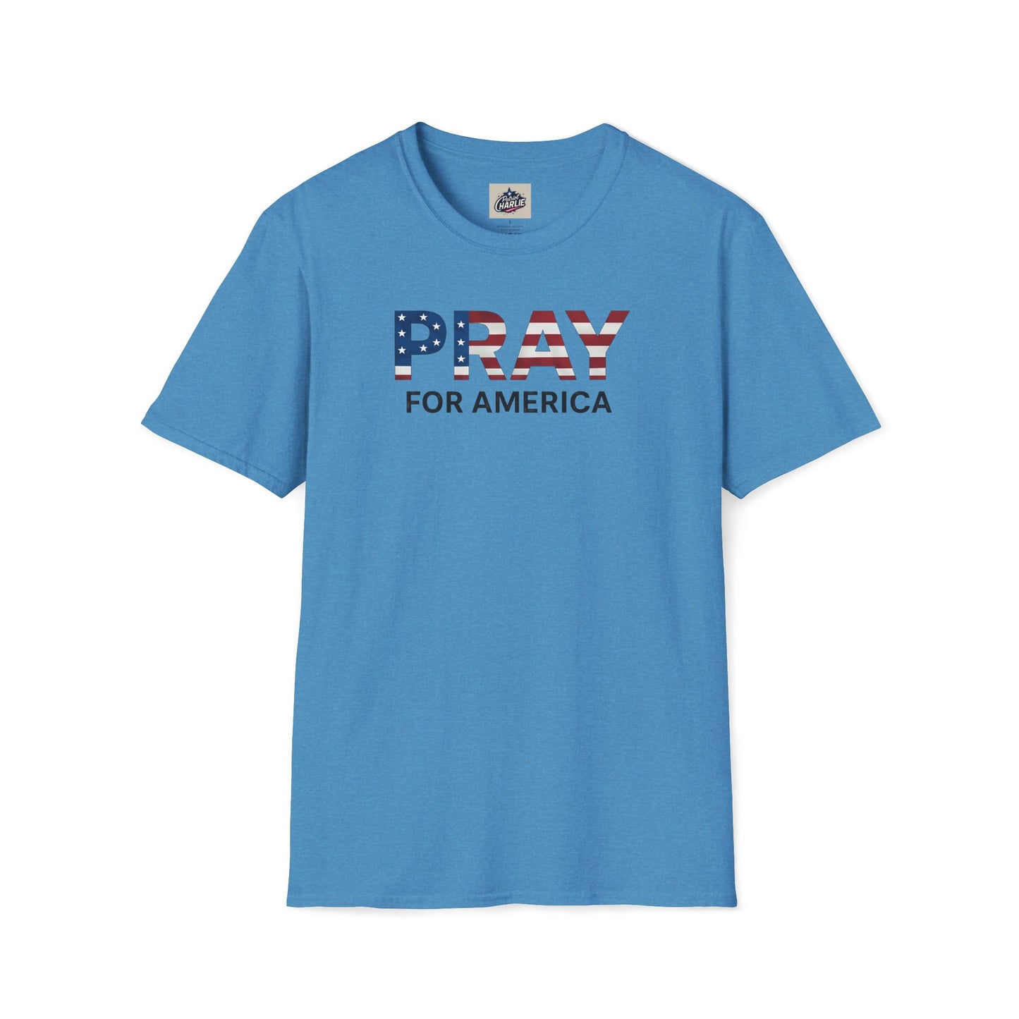 Pray For America T-Shirt (www.patriotcharlie.com)