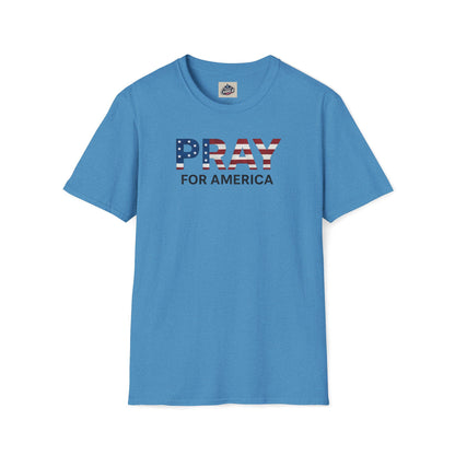 Pray For America T-Shirt (www.patriotcharlie.com)