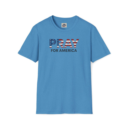 Pray For America T-Shirt (www.patriotcharlie.com)