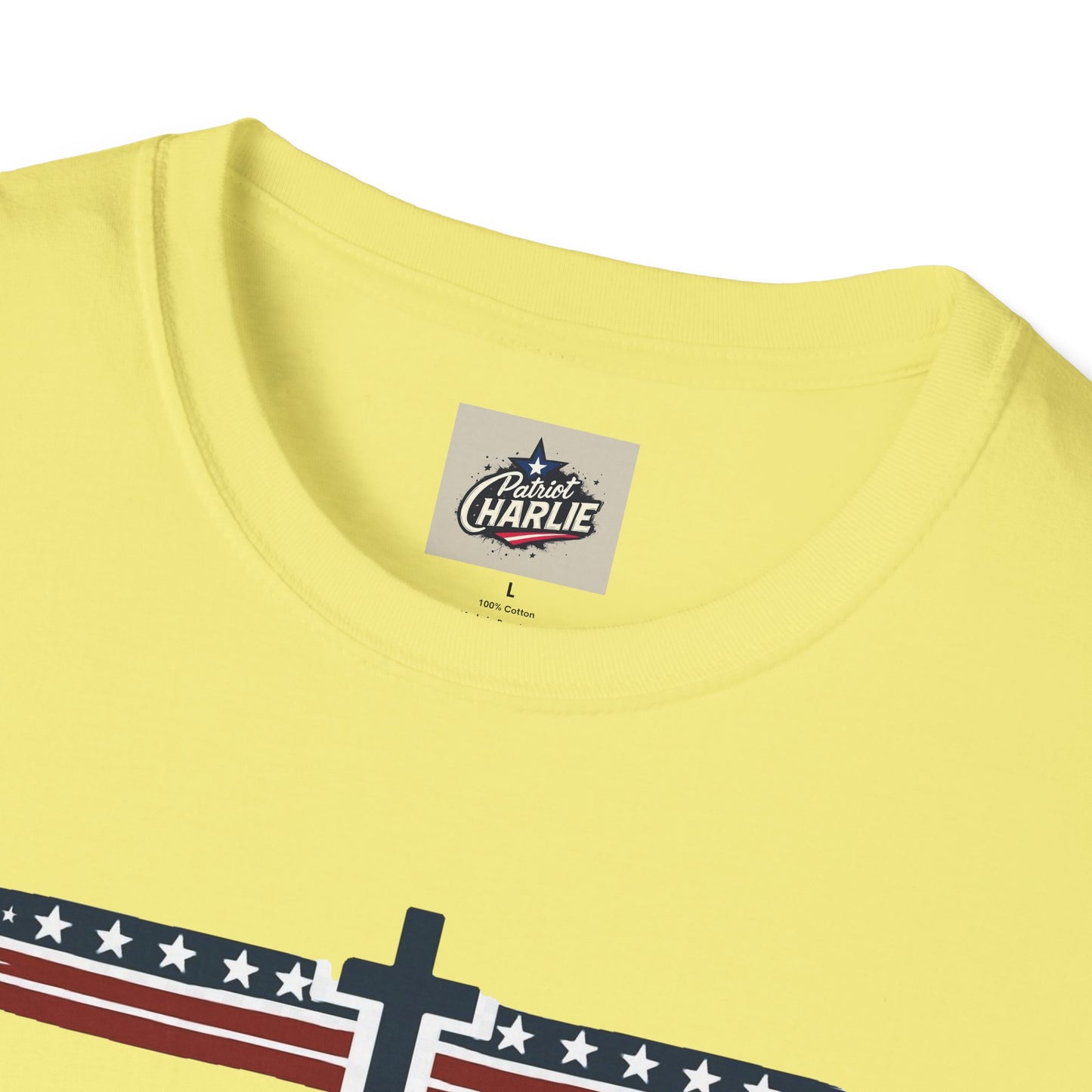 Patriots Pray T-Shirt - Red, White, and Blue Design