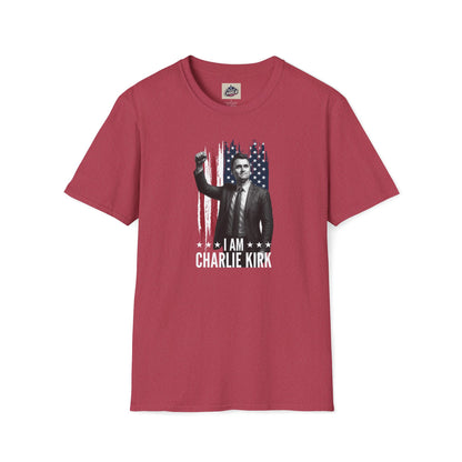 Remembering Charlie Kirk - "I Am Charlie Kirk" T-Shirt (www.patriotcharlie.com)