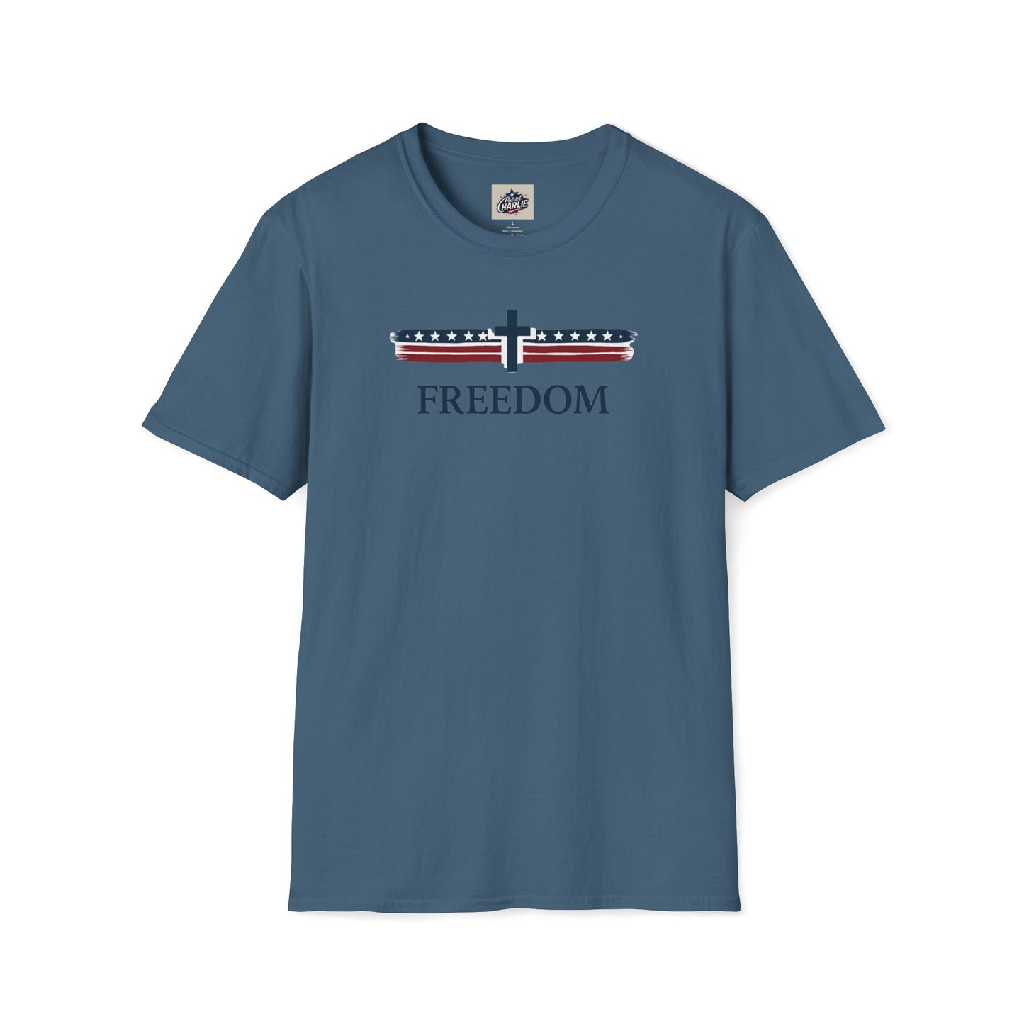 Patriots Pray T-Shirt - Red, White, and Blue Design