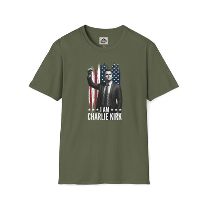Remembering Charlie Kirk - "I Am Charlie Kirk" T-Shirt (www.patriotcharlie.com)