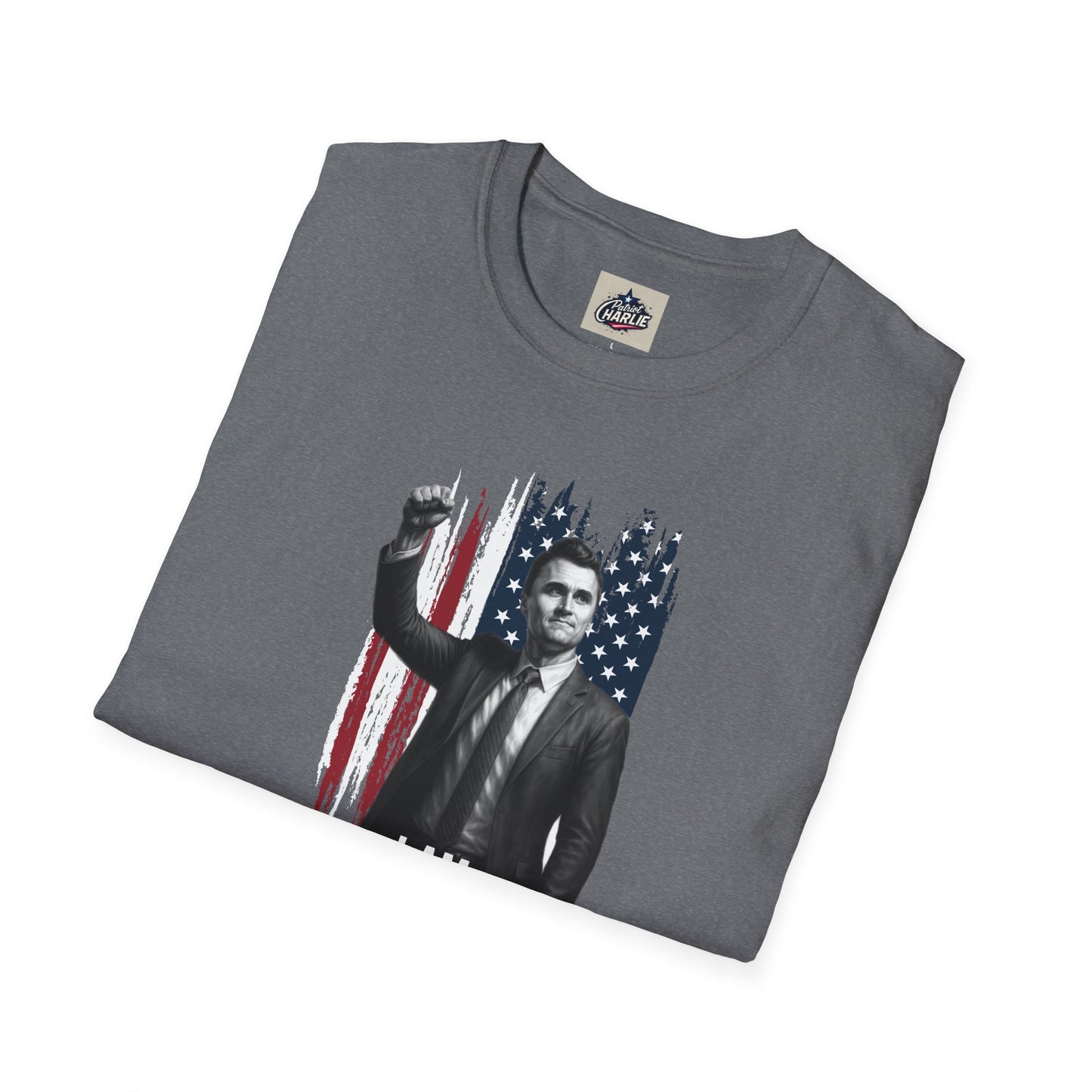 Remembering Charlie Kirk - "I Am Charlie Kirk" T-Shirt (www.patriotcharlie.com)