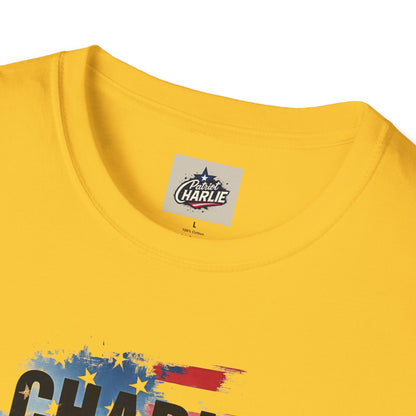 Remembering Charlie Kirk - 'American Legend' T-Shirt (www.patriotcharlie.com)