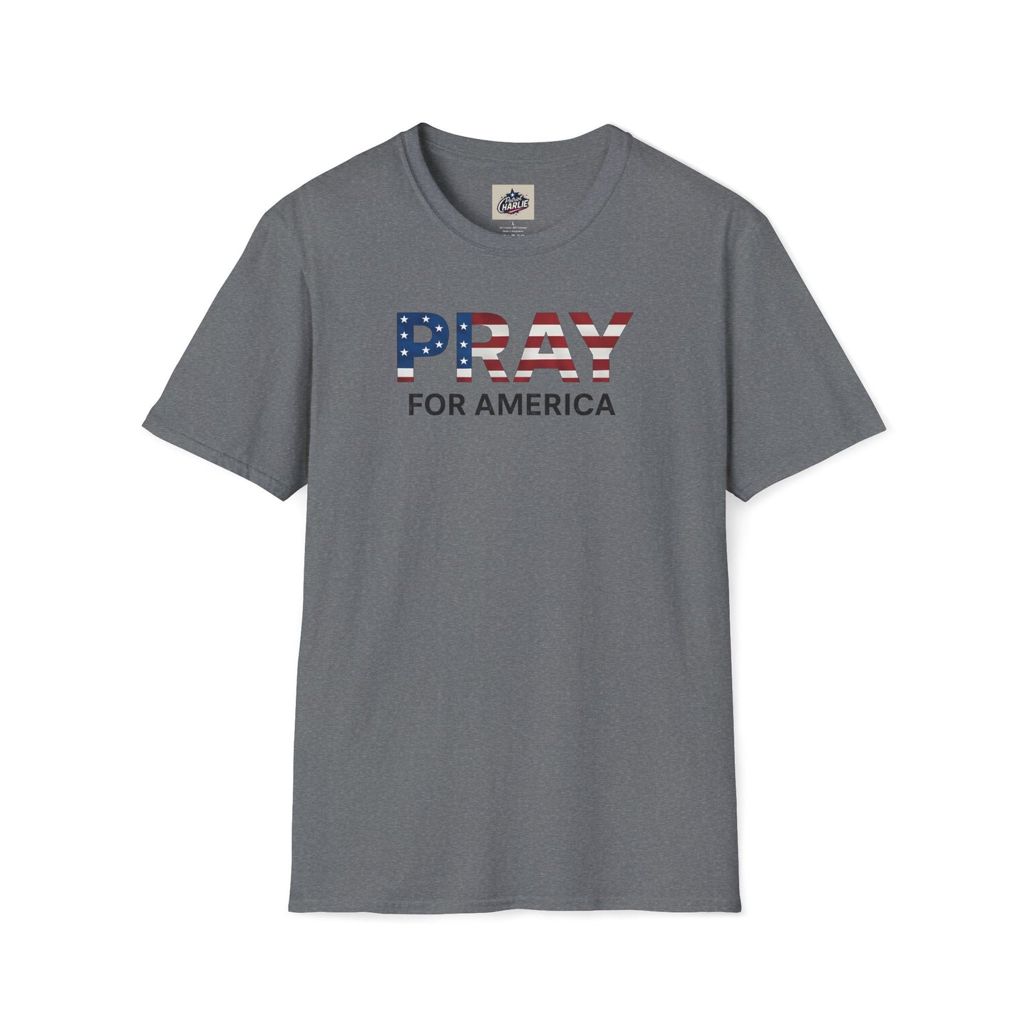 Pray For America T-Shirt (www.patriotcharlie.com)