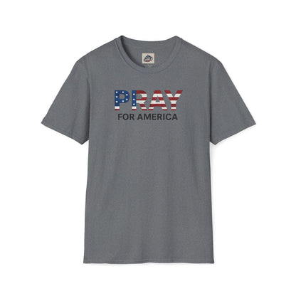 Pray For America T-Shirt (www.patriotcharlie.com)
