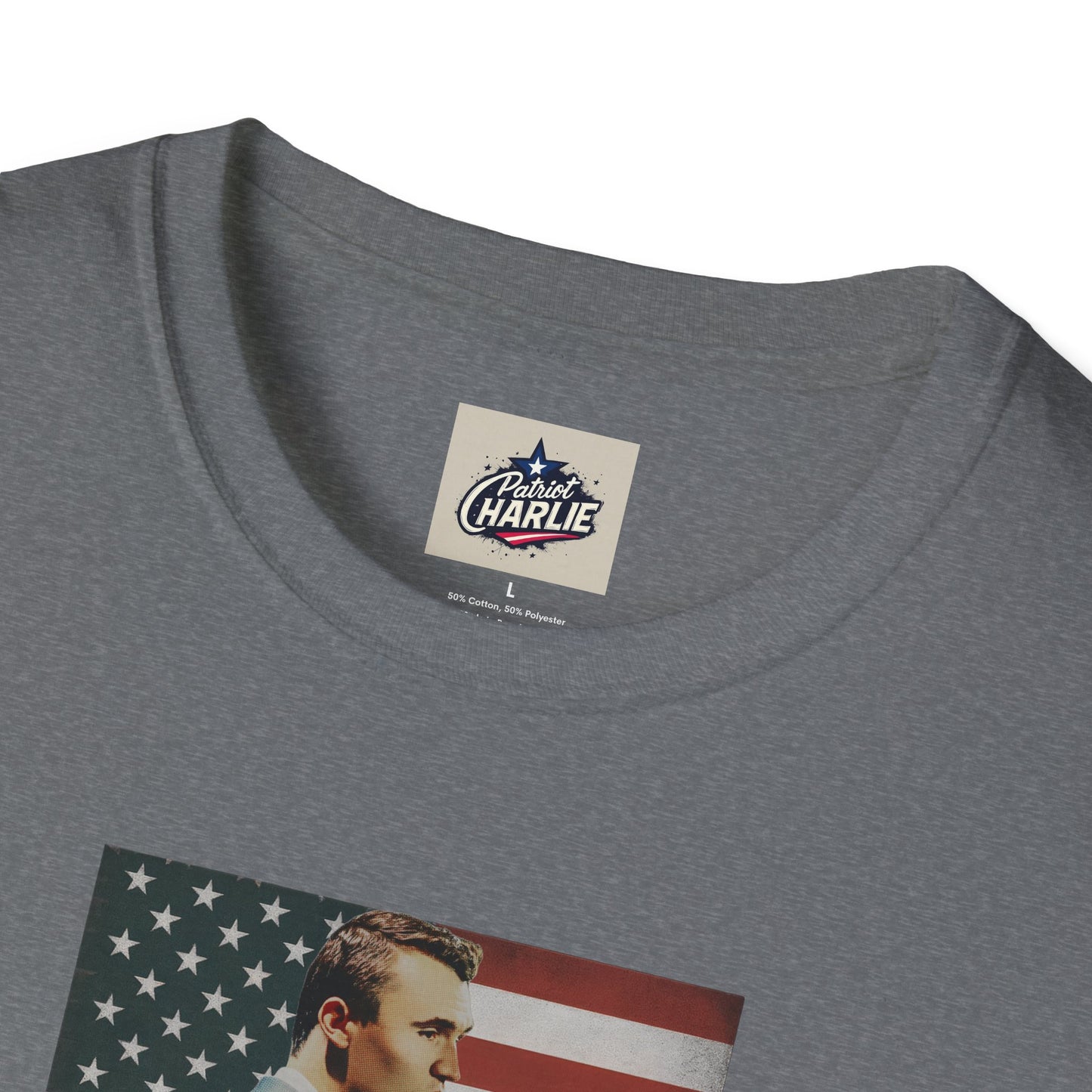 Remembering Charlie Kirk - 'Inspiration' T-Shirt (www.patriotcharlie.com)