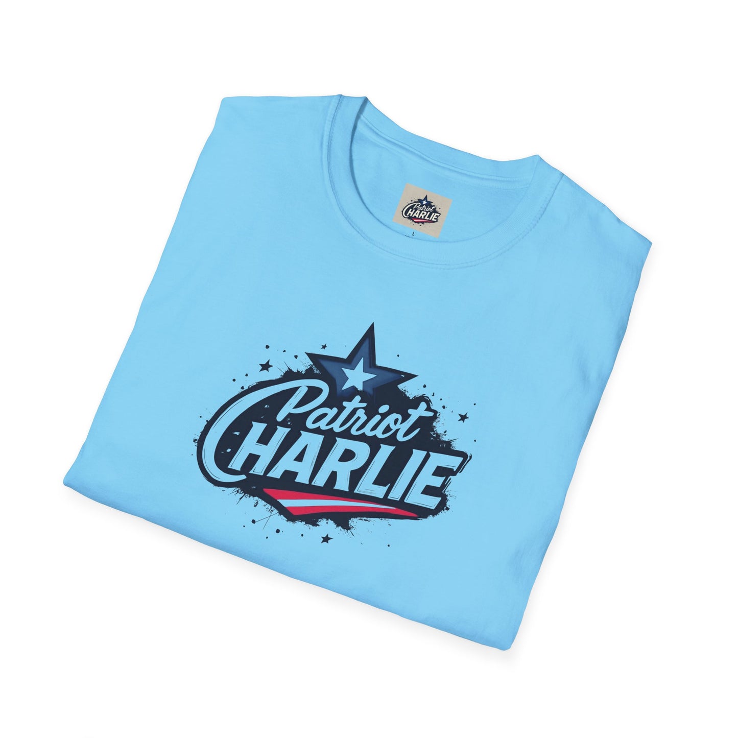 Remembering Charlie Kirk - 'Patriot Charlie' T-Shirt (www.patriotcharlie.com)