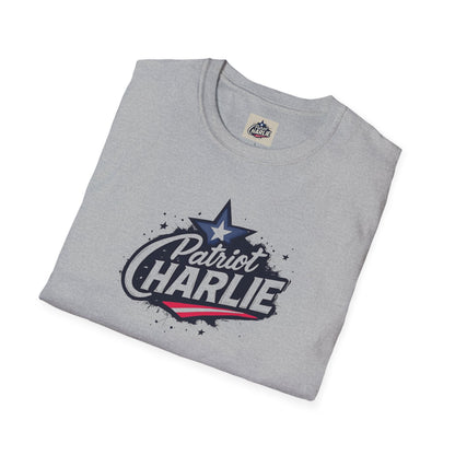 Remembering Charlie Kirk - 'Patriot Charlie' T-Shirt (www.patriotcharlie.com)