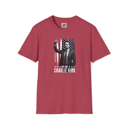 Remembering Charlie Kirk - "We Are Charlie Kirk" T-Shirt (www.patriotcharlie.com)