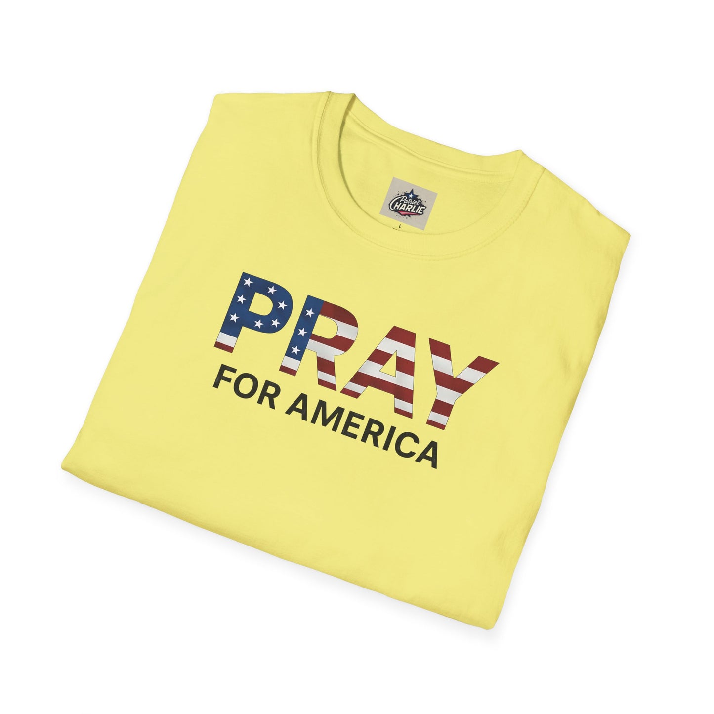Pray For America T-Shirt (www.patriotcharlie.com)