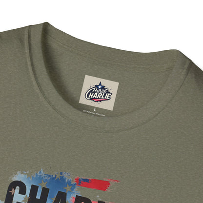 Remembering Charlie Kirk - 'American Legend' T-Shirt (www.patriotcharlie.com)