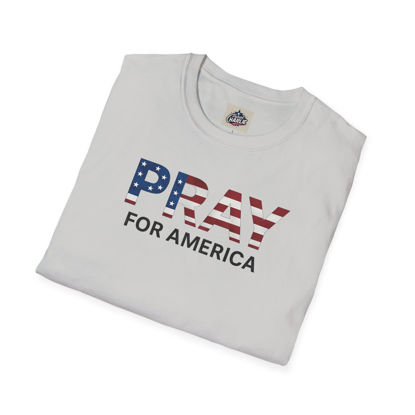 Pray For America T-Shirt (www.patriotcharlie.com)