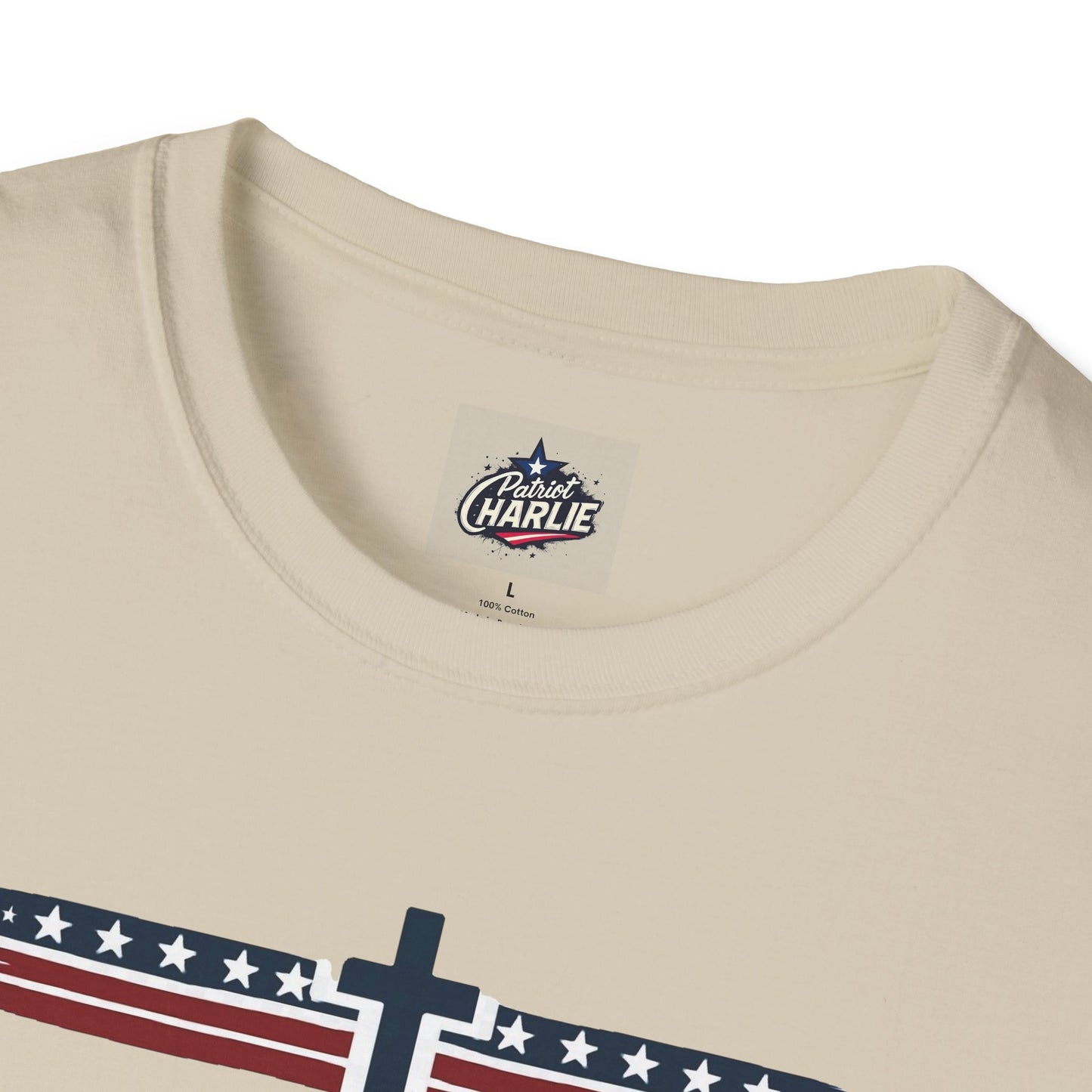 Patriots Pray T-Shirt - Red, White, and Blue Design