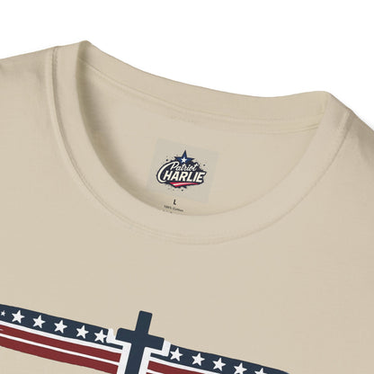 Patriots Pray T-Shirt - Red, White, and Blue Design