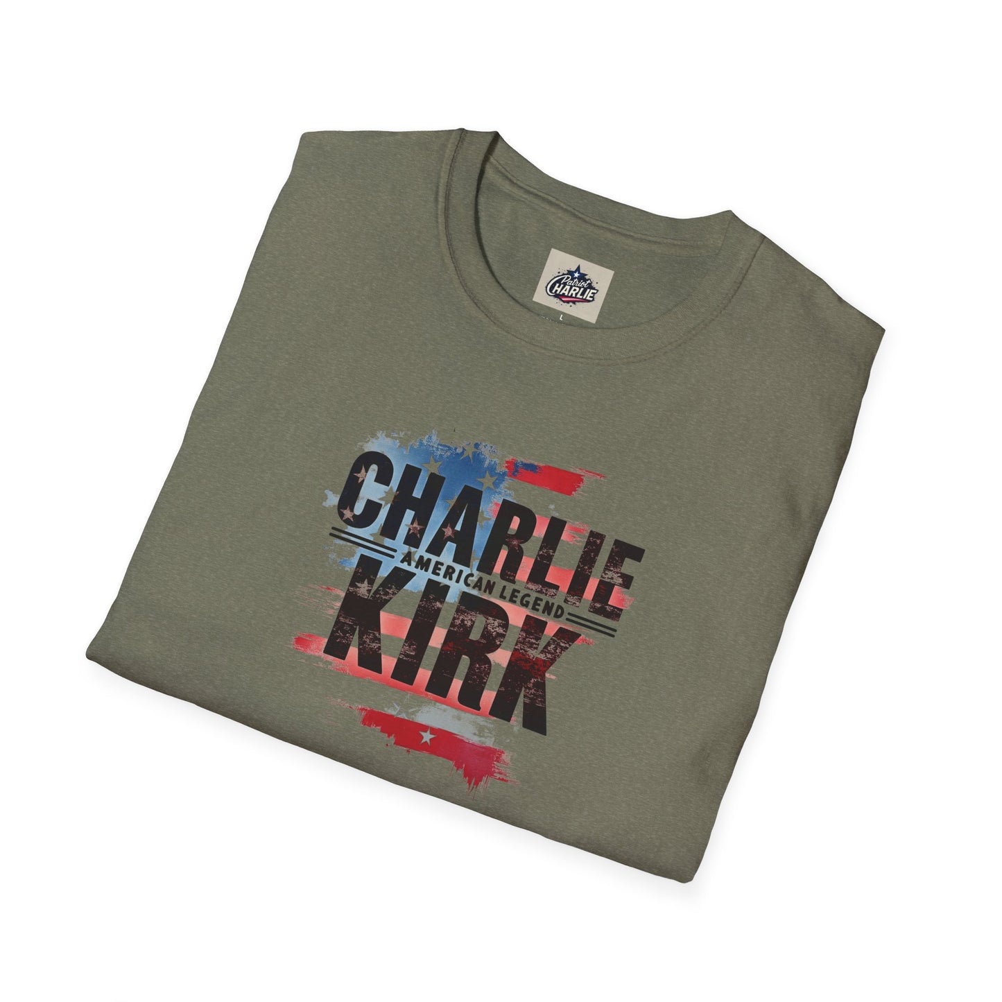 Remembering Charlie Kirk - 'American Legend' T-Shirt (www.patriotcharlie.com)