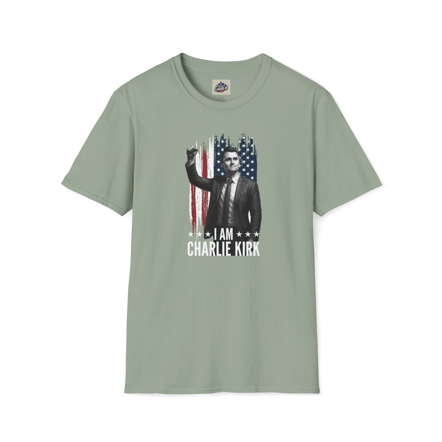 Remembering Charlie Kirk - "I Am Charlie Kirk" T-Shirt (www.patriotcharlie.com)