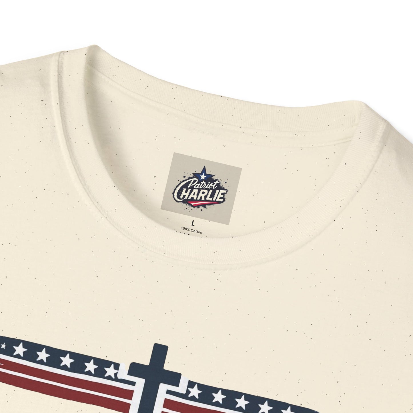 Patriots Pray T-Shirt - Red, White, and Blue Design