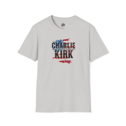 Remembering Charlie Kirk - 'American Legend' T-Shirt (www.patriotcharlie.com)