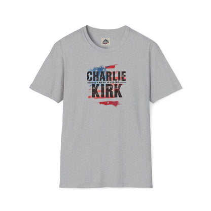 Remembering Charlie Kirk - 'American Legend' T-Shirt (www.patriotcharlie.com)