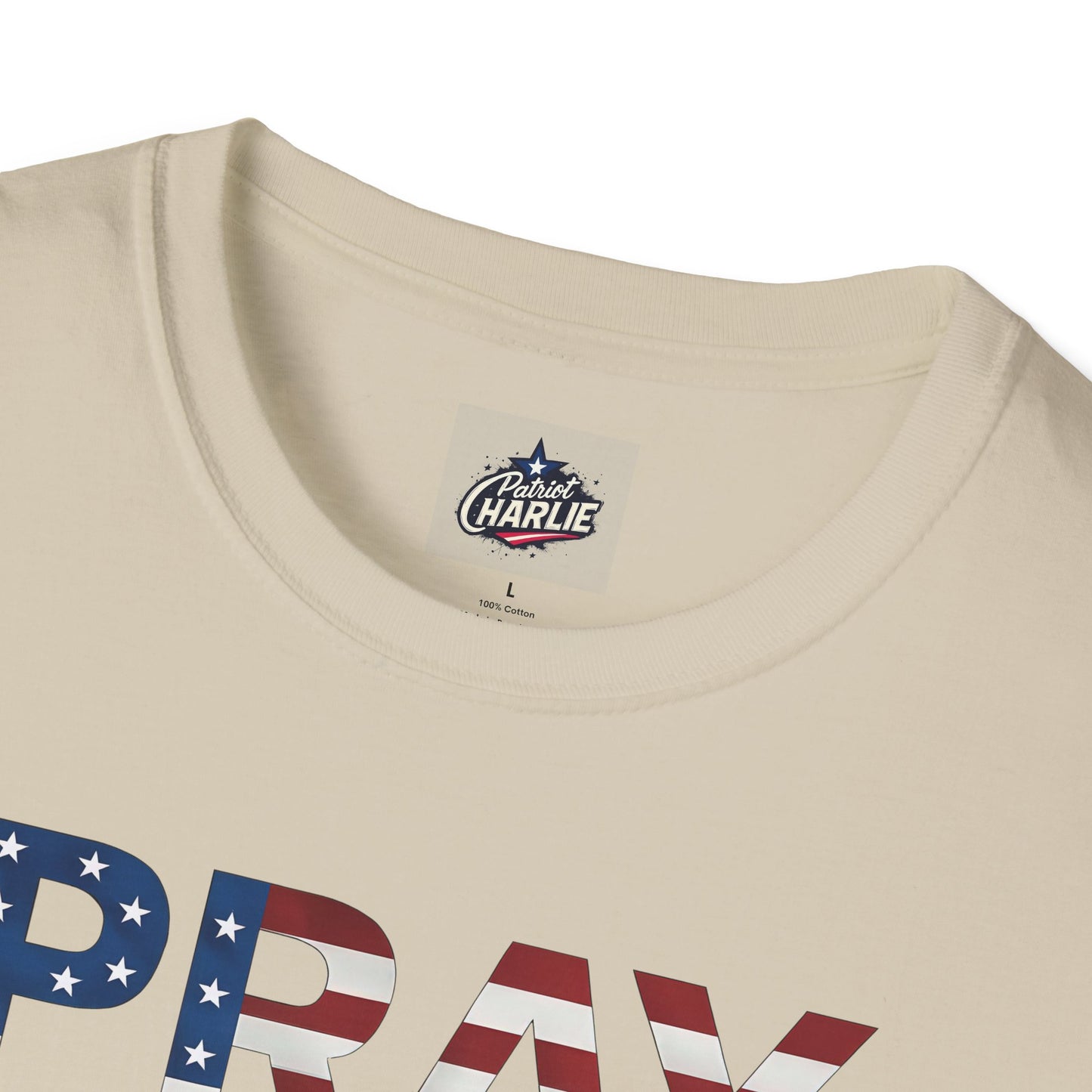 Pray For America T-Shirt (www.patriotcharlie.com)
