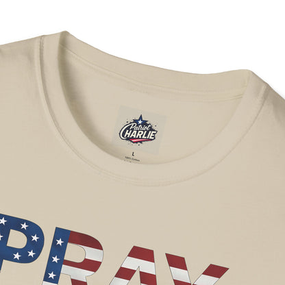 Pray For America T-Shirt (www.patriotcharlie.com)
