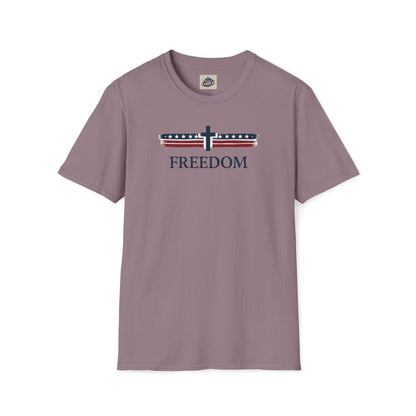 Patriots Pray T-Shirt - Red, White, and Blue Design