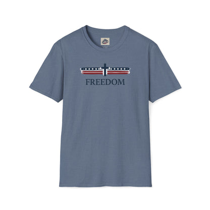 Patriots Pray T-Shirt - Red, White, and Blue Design