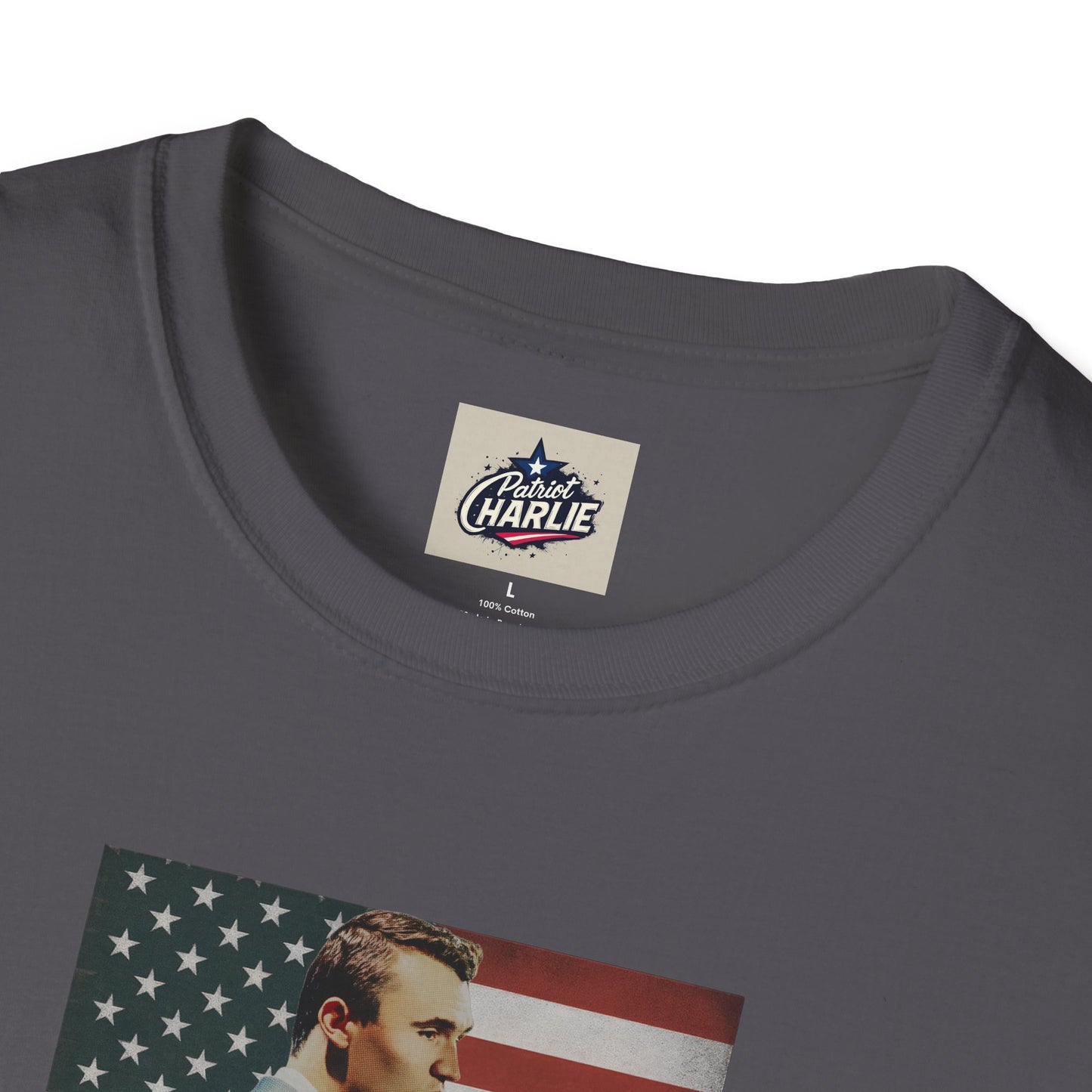 Remembering Charlie Kirk - 'Inspiration' T-Shirt (www.patriotcharlie.com)