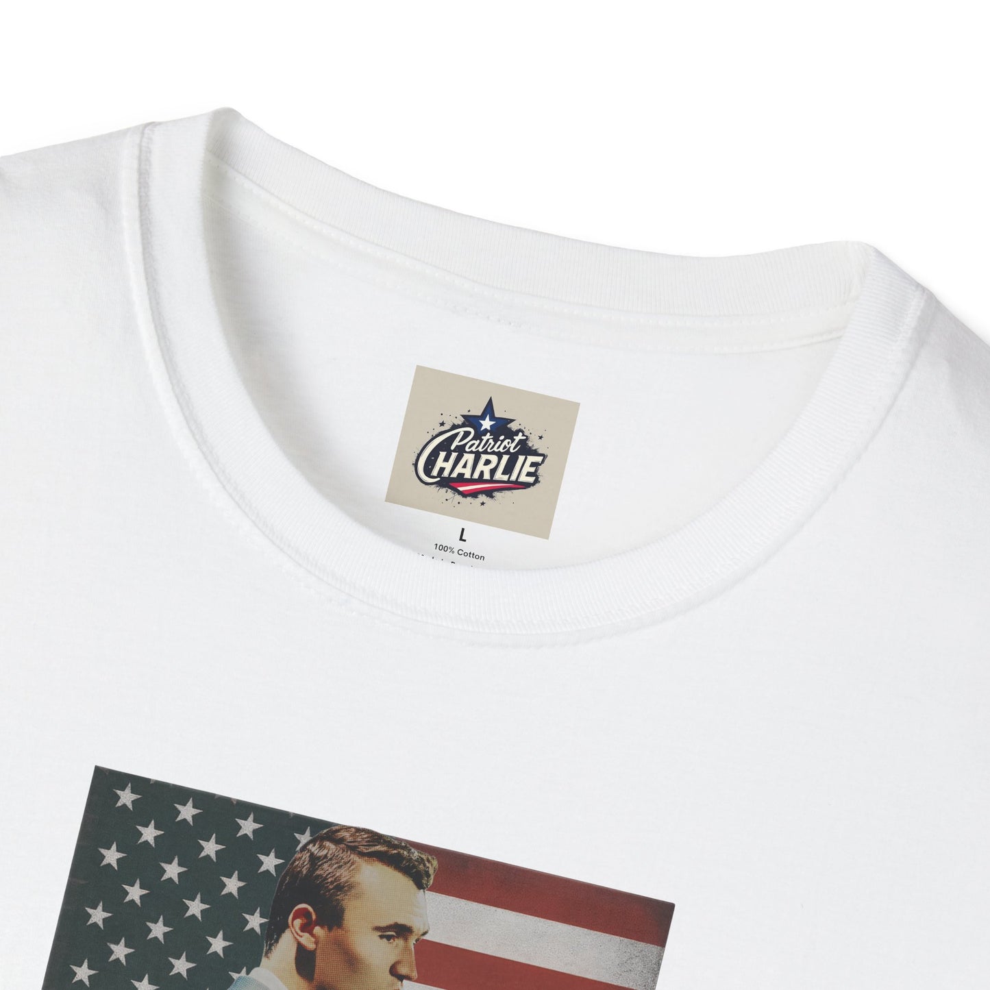 Remembering Charlie Kirk - 'Inspiration' T-Shirt (www.patriotcharlie.com)