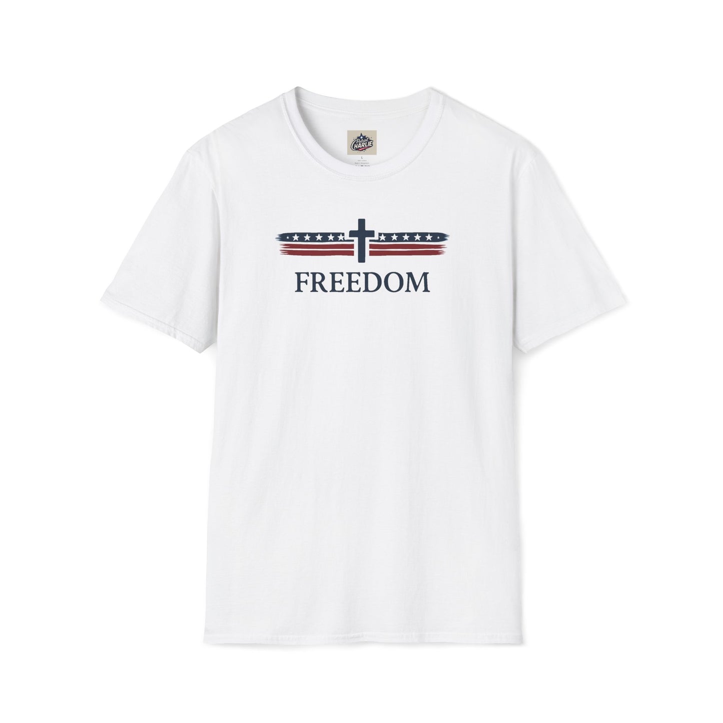 Patriots Pray T-Shirt - Red, White, and Blue Design