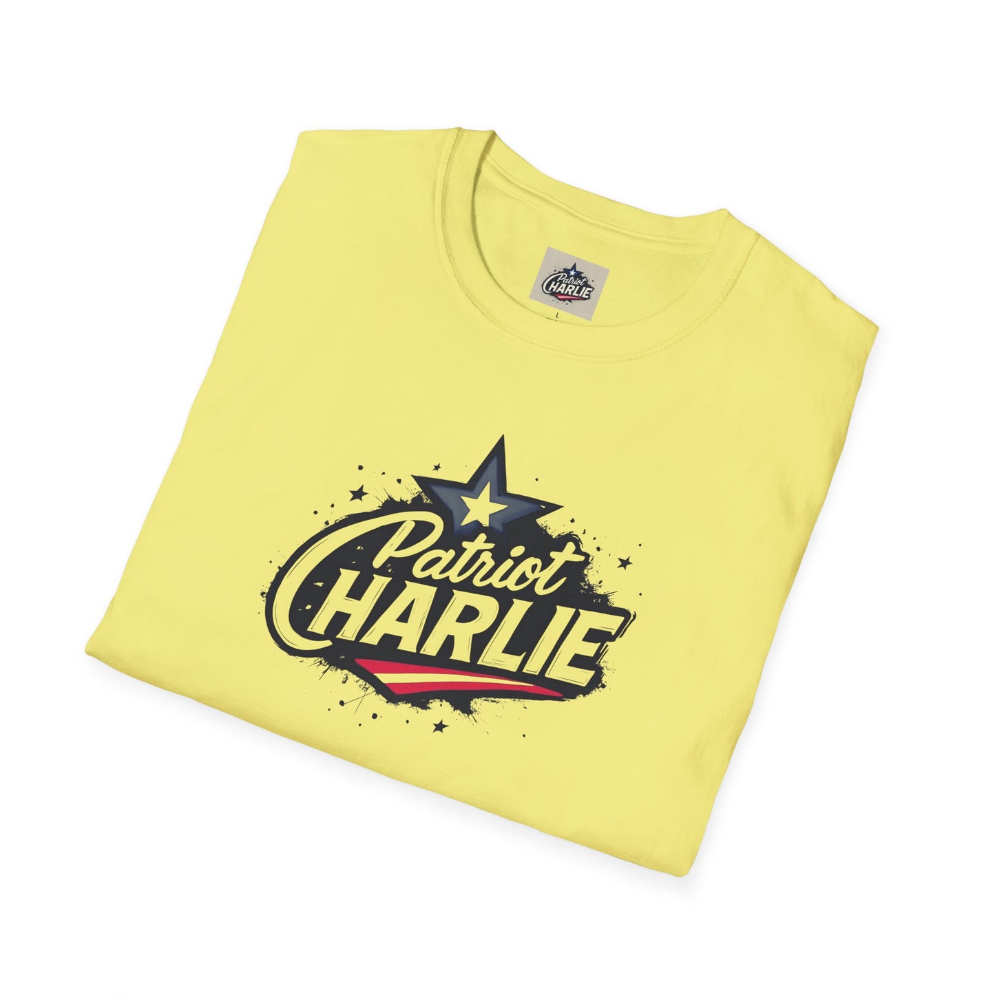 Remembering Charlie Kirk - 'Patriot Charlie' T-Shirt (www.patriotcharlie.com)