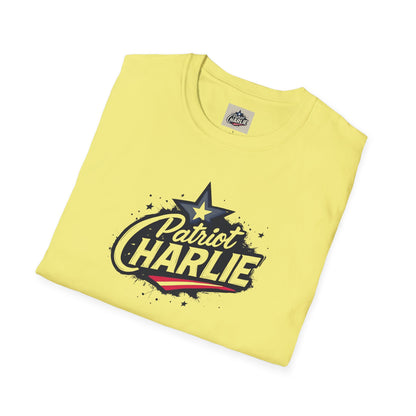 Remembering Charlie Kirk - 'Patriot Charlie' T-Shirt (www.patriotcharlie.com)