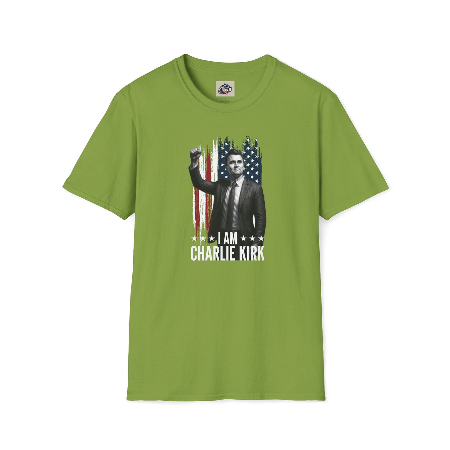 Remembering Charlie Kirk - "I Am Charlie Kirk" T-Shirt (www.patriotcharlie.com)