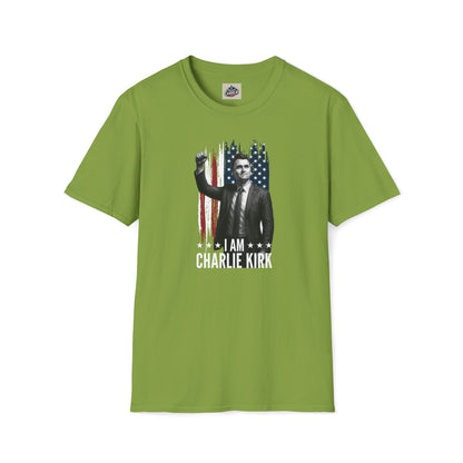 Remembering Charlie Kirk - "I Am Charlie Kirk" T-Shirt (www.patriotcharlie.com)