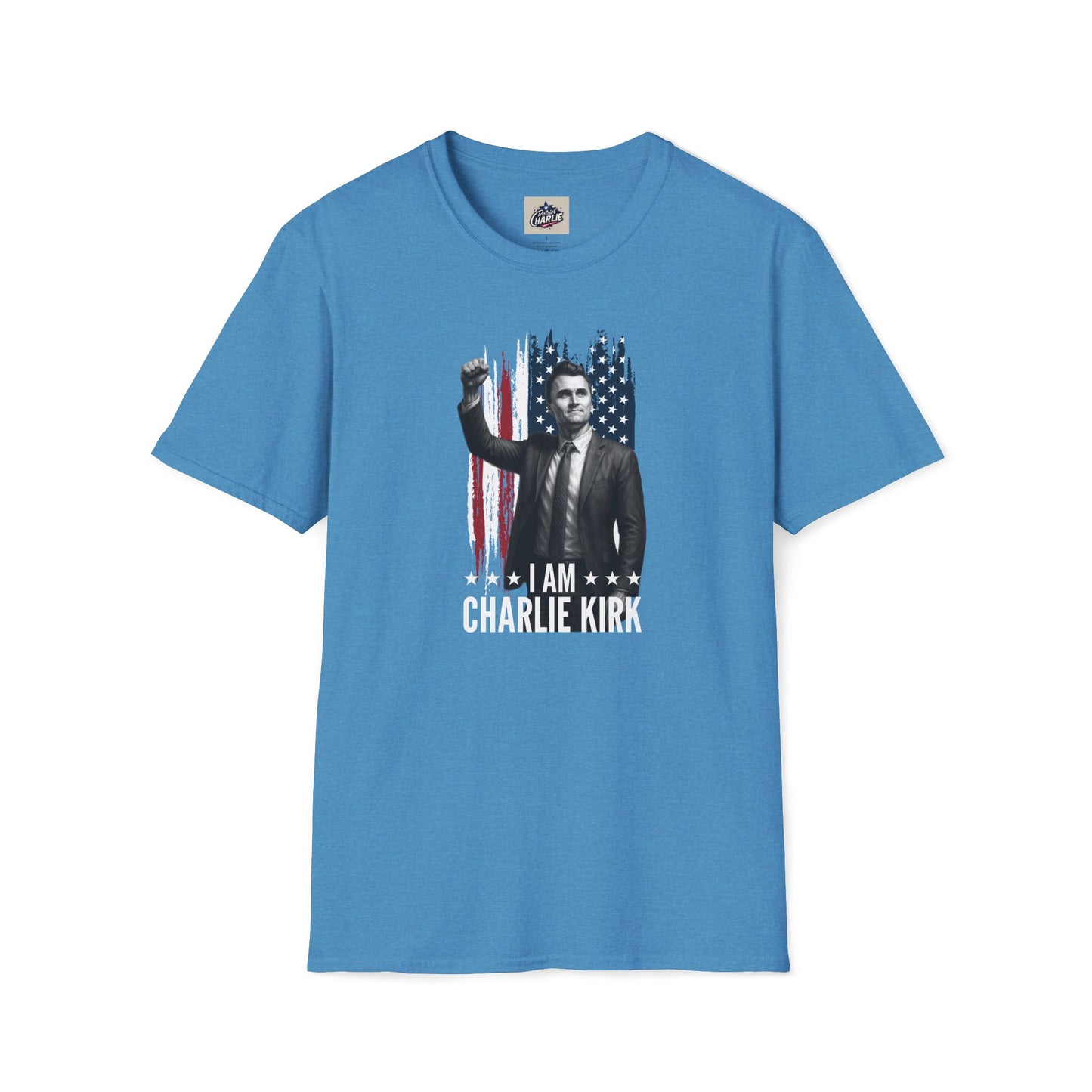 Remembering Charlie Kirk - "I Am Charlie Kirk" T-Shirt (www.patriotcharlie.com)